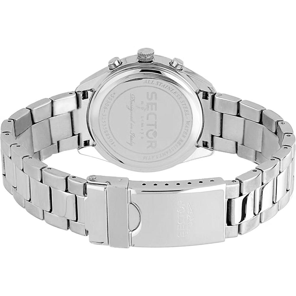 SECTOR 120 Lady's Multifunction 36mm Silver Stainless Steel Bracelet R3253588501