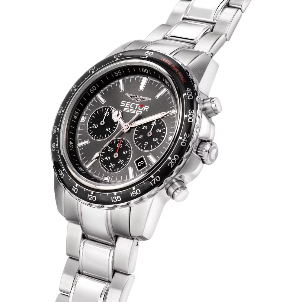 SECTOR 550 Chronograph 42mm Silver Stainless Steel Bracelet R3273993002 - 2