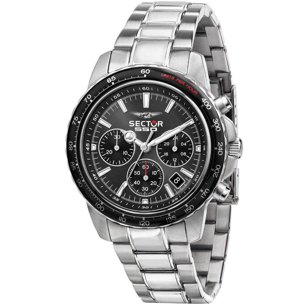 SECTOR 550 Chronograph 42mm Silver Stainless Steel Bracelet R3273993002