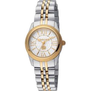ROBERTO CAVALLI Mini Silver Dial 28mm Two Tone Gold Stainless Steel Bracelet RC5L035M0085 - 40297