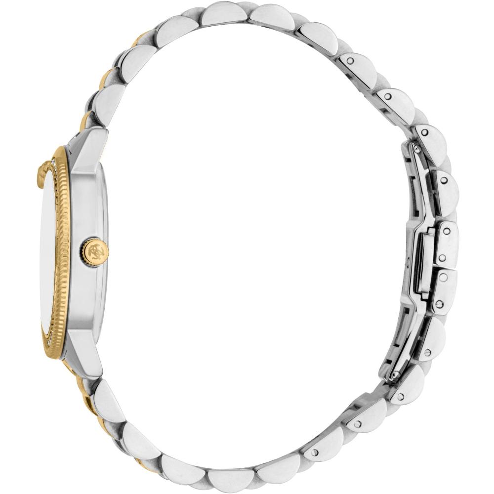 ROBERTO CAVALLI Core Gift Set Silver Dial 32mm Two Tone Gold Stainless Steel Bracelet RC5L037M2055