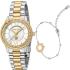 ROBERTO CAVALLI Core Gift Set Silver Dial 32mm Two Tone Gold Stainless Steel Bracelet RC5L037M2055 - 0