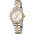 ROBERTO CAVALLI Core Crystals Silver Dial 30mm Two Tone Gold Stainless Steel Bracelet RC5L079M0085 - 0