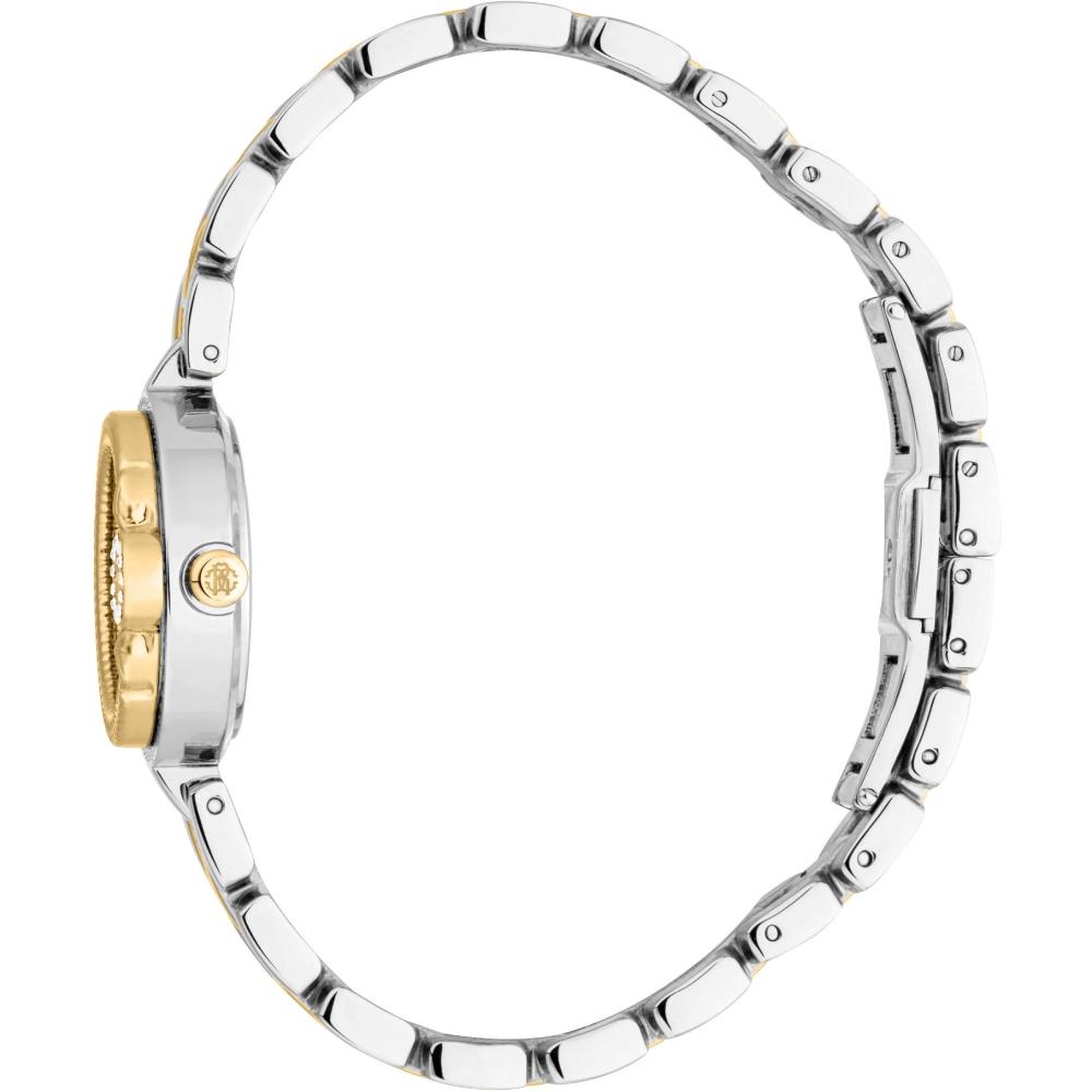 ROBERTO CAVALLI Snake Core Mini Gold Dial 26mm Two Tone Gold Stainless Steel Bracelet Gift Set RC5L096M0055