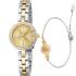 ROBERTO CAVALLI Snake Core Mini Gold Dial 26mm Two Tone Gold Stainless Steel Bracelet Gift Set RC5L096M0055 - 0