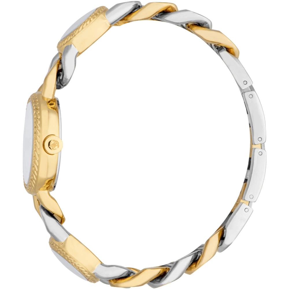 ROBERTO CAVALLI Core Silver Dial 26mm Two Tone Gold Stainless Steel Bracelet RC5L108M0055