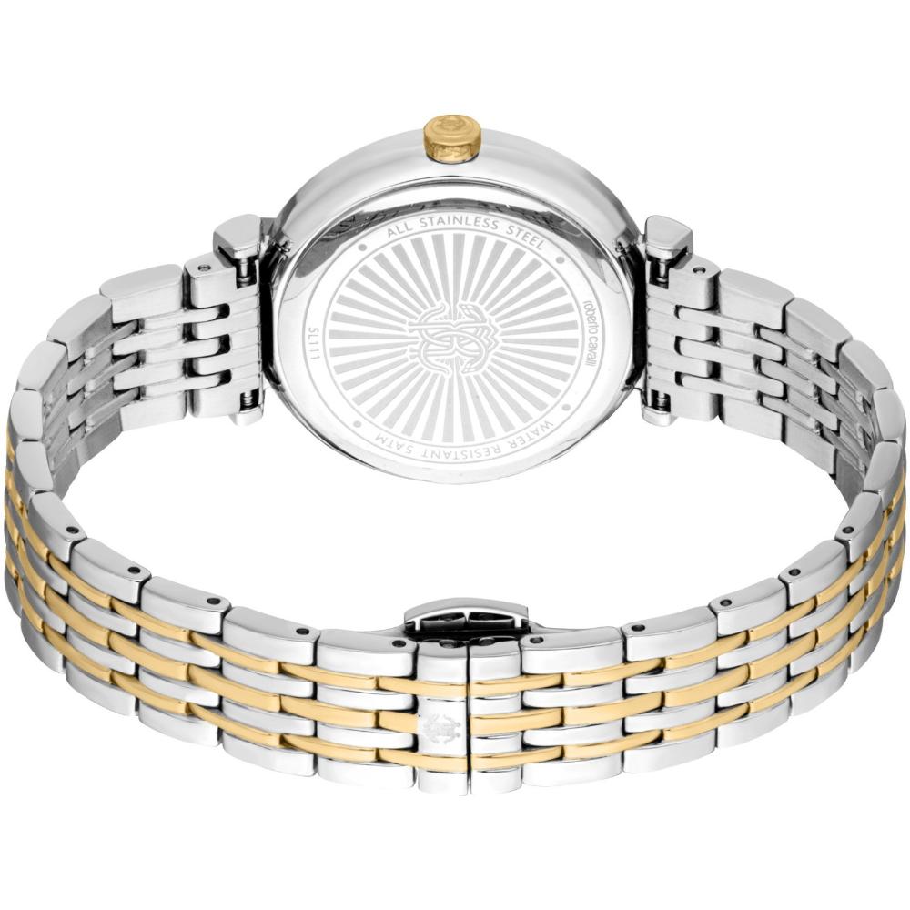 ROBERTO CAVALLI Core Gift Set Gold Dial 32mm Two Tone Gold Stainless Steel Bracelet RC5L111M0055