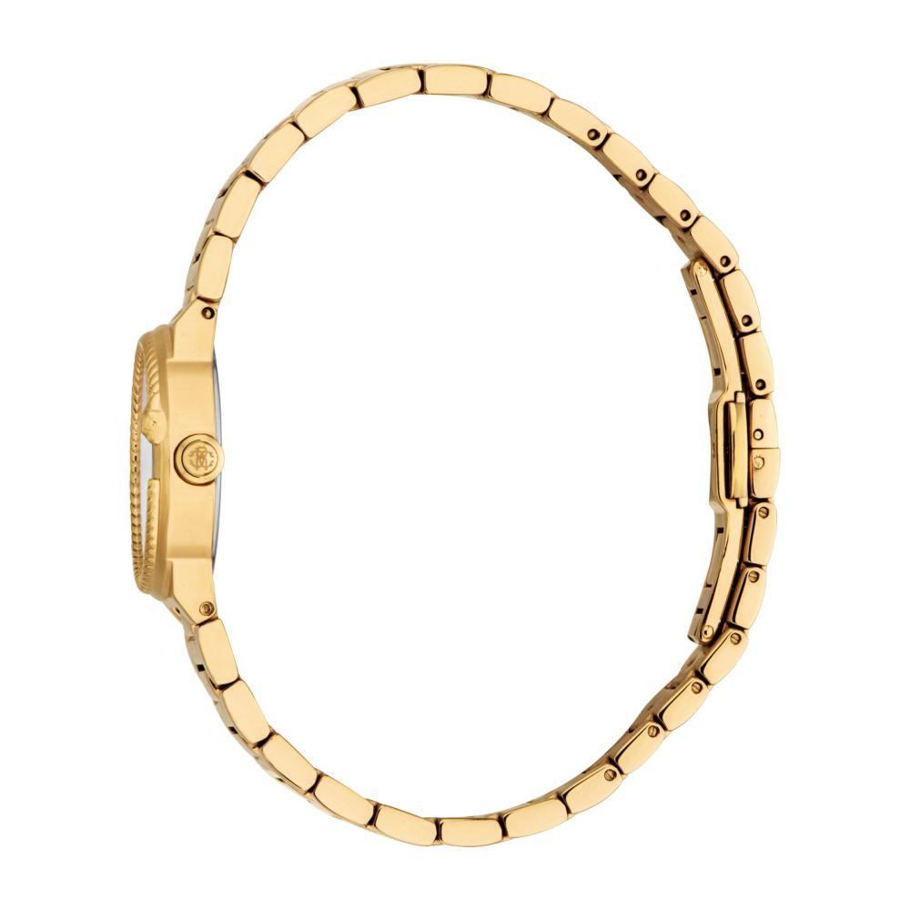 ROBERTO CAVALLI Mini Silver Dial 26mm Gold Stainless Steel Bracelet RC5L117M0025