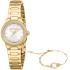 ROBERTO CAVALLI Mini Silver Dial 26mm Gold Stainless Steel Bracelet RC5L117M0025 - 0