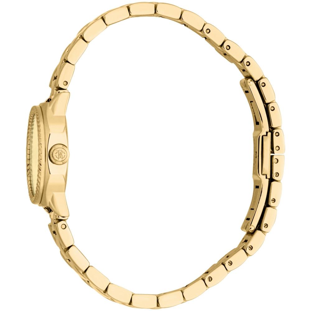 ROBERTO CAVALLI Mini Gold Dial 24mm Gold Stainless Steel Bracelet RC5L122M0055