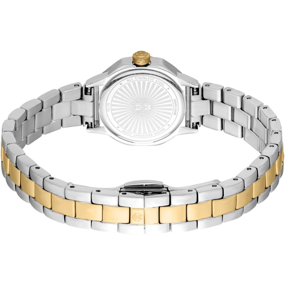 ROBERTO CAVALLI Mini Green Dial 24mm Two Tone Gold Stainless Steel Bracelet RC5L122M0085