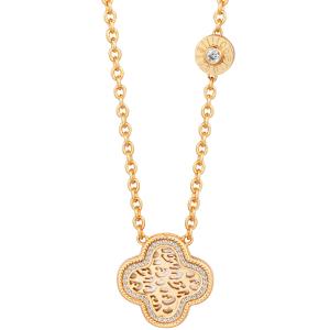ROBERTO CAVALLI Nuvola Necklace Gold Stainless Steel with Cubic Zirconia RCNL00243200 - 40365