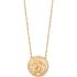 ROBERTO CAVALLI Logo Necklace Gold Stainless Steel RCNL00272200 - 0