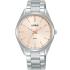 LORUS Sport Lady's Light Pink Gold Dial 34mm Silver Stainless Steel Bracelet RG213WX9 - 0