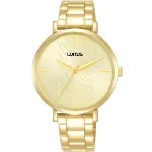 LORUS Lady's Gold Dial 34mm Gold Stainless Steel Bracelet RG230WX9 - 41819