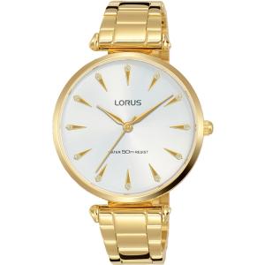 LORUS Lady's Silver Dial 34mm Gold Stainless Steel Bracelet RG240PX9 - 41828