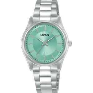 LORUS Lady's Classic Turquoise Dial 31mm Silver Stainless Steel Bracelet RG247XX9 - 49527