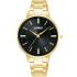 LORUS Lady's Classic Black Dial 34mm Gold Stainless Steel Bracelet RG254WX9 - 0