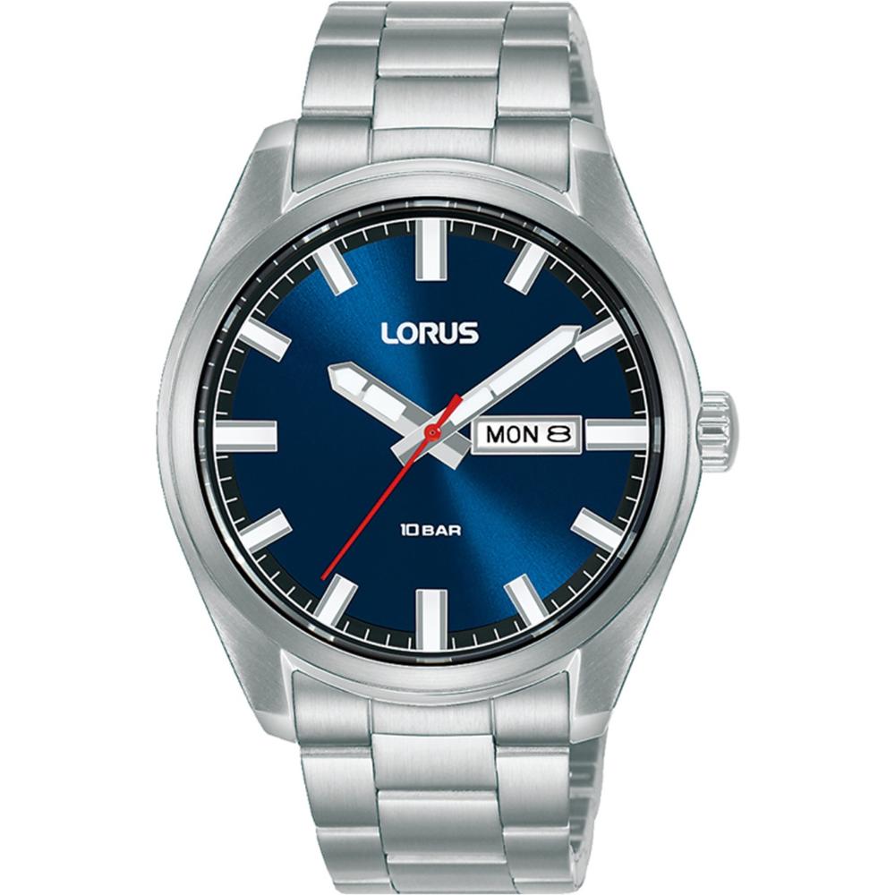 LORUS Sport Blue Dial 40mm Silver Stainless Steel Bracelet RH349AX9F