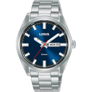 LORUS Sport Blue Dial 40mm Silver Stainless Steel Bracelet RH349AX9F - 41832
