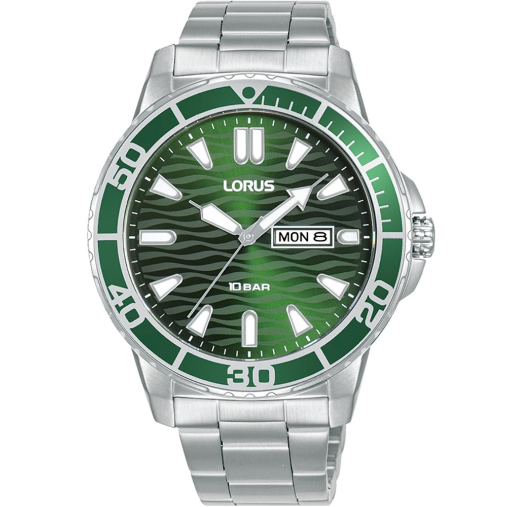 LORUS Sports Gent's 42mm Silver Stainless Steel Bracelet RH359AX9F