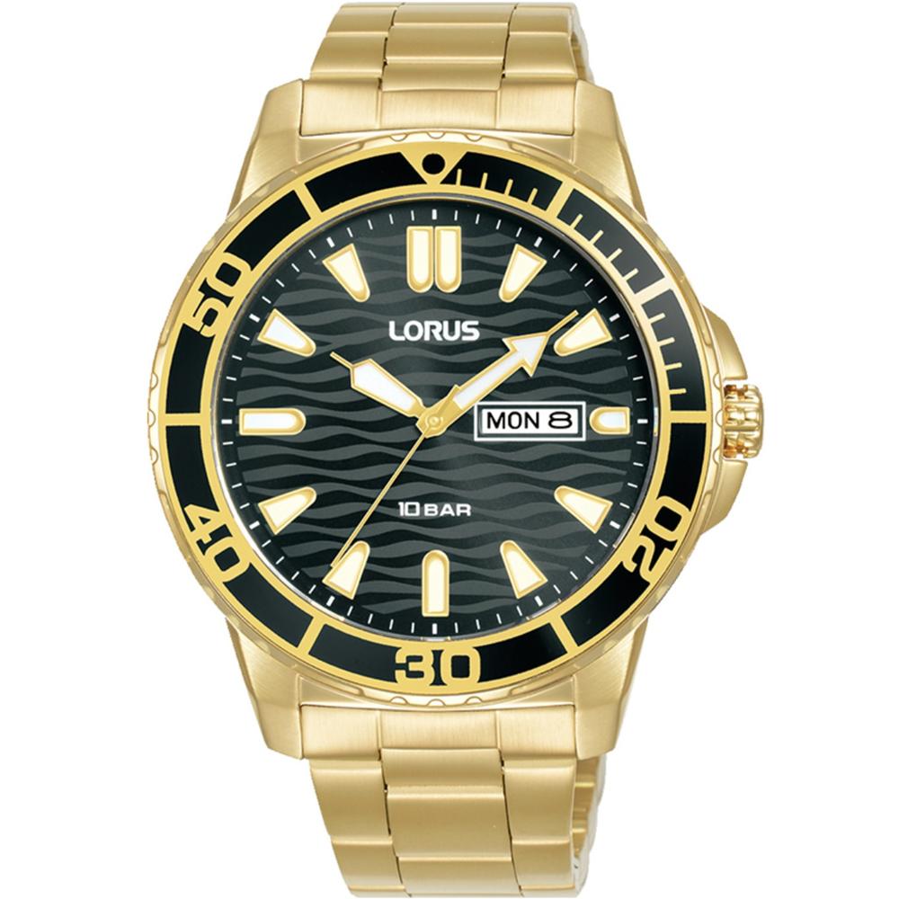 LORUS Sports Gent's 42mm Gold Stainless Steel Bracelet RH362AX9F