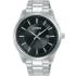 LORUS Men 's Classic Black Dial 42mm Silver Stainless Steel Bracelet RH925RX9 - 0