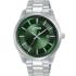 LORUS Men 's Classic Green Dial 42mm Silver Stainless Steel Bracelet RH929RX9 - 0