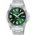 LORUS Men 's Sports Green Dial 42mm Silver Stainless Steel Bracelet RH987QX9 - 0