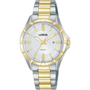 LORUS Sport Lady's Silver Dial 32mm Two Tone Gold Stainless Steel Bracelet RJ252BX9 - 41856