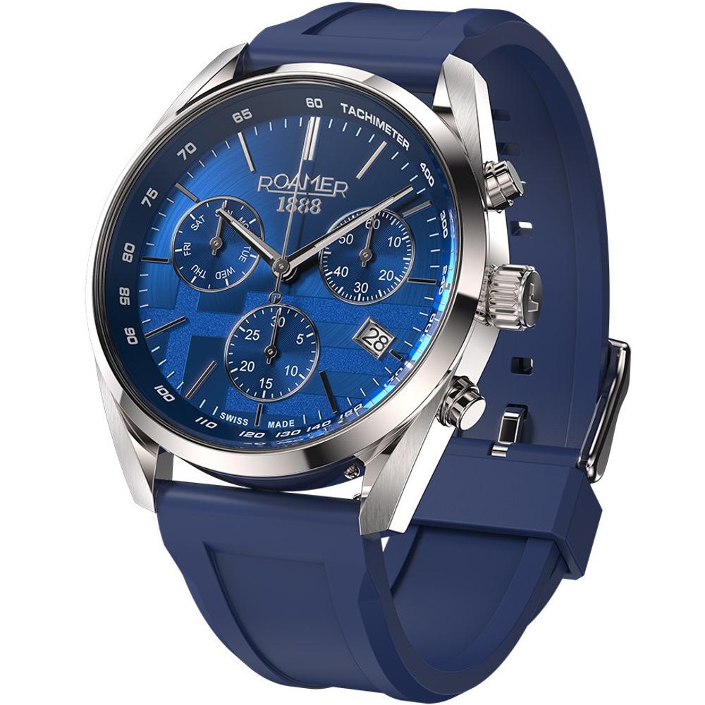 ROAMER Pro Chrono Greek Limited Edition Box Set Blue Dial 43.5mm Silver Stainless Steel Bracelet 993819-41-45-21 - 7