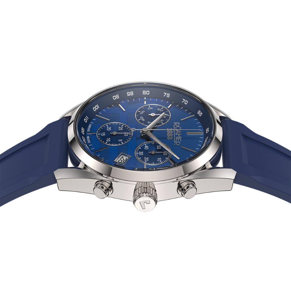 ROAMER Pro Chrono Greek Limited Edition Box Set Blue Dial 43.5mm Silver Stainless Steel Bracelet 993819-41-45-21 - 12