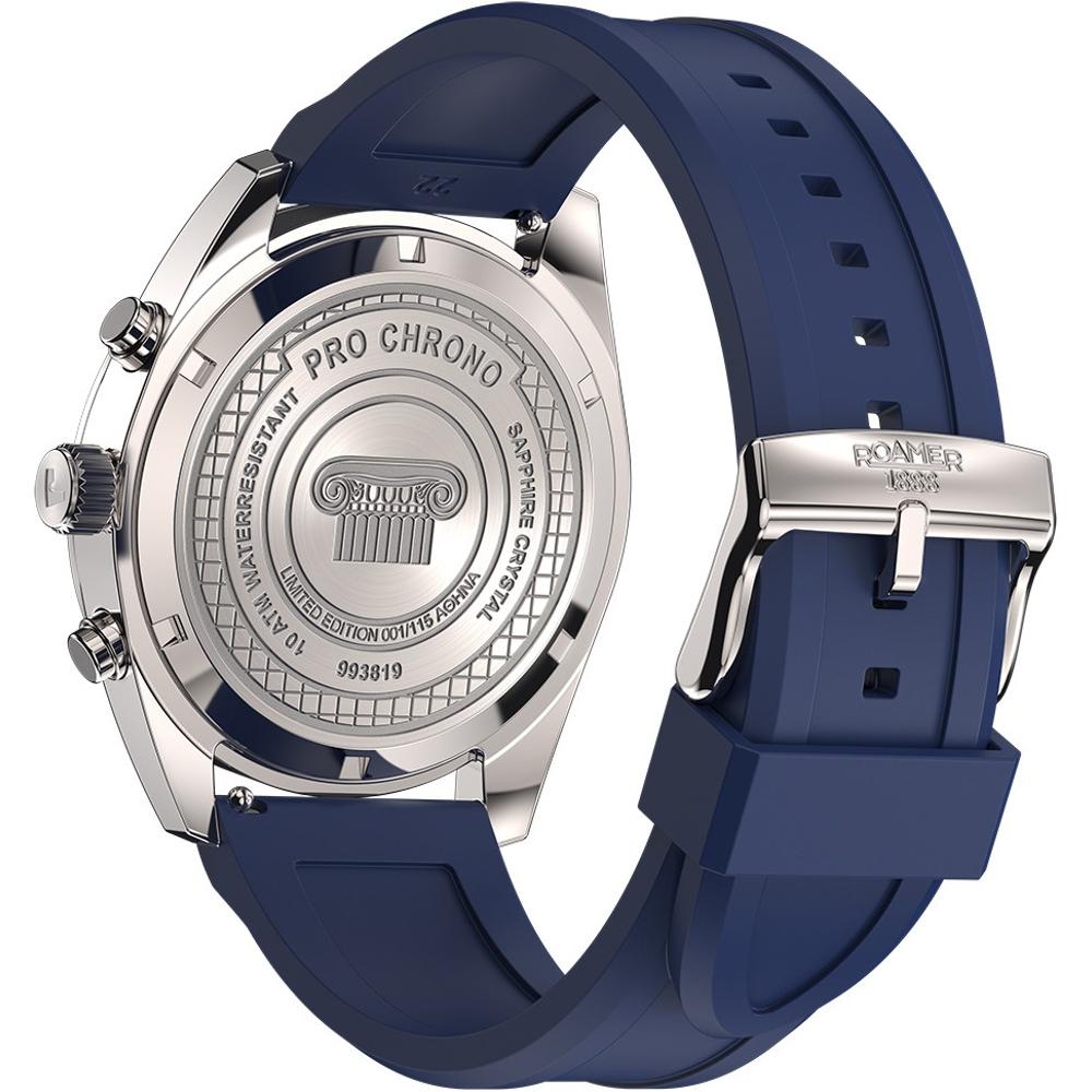 ROAMER Pro Chrono Greek Limited Edition Box Set Blue Dial 43.5mm Silver Stainless Steel Bracelet 993819-41-45-21 - 17