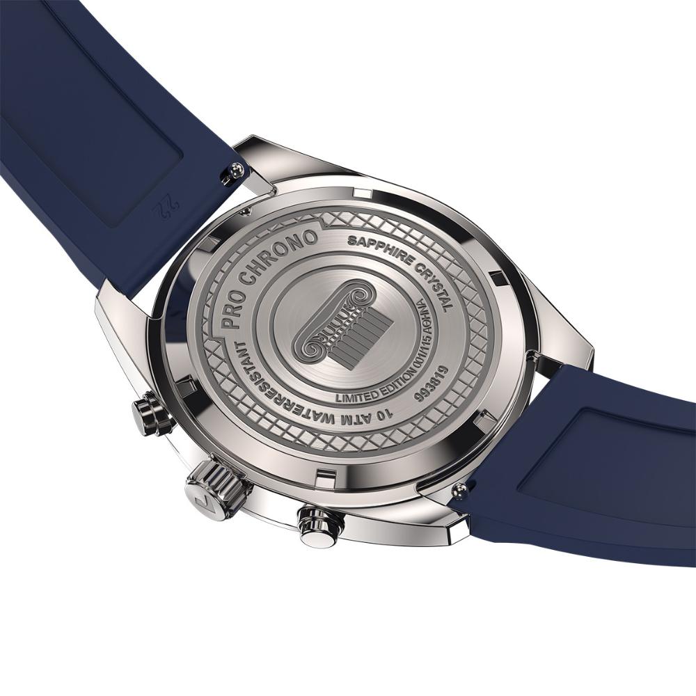 ROAMER Pro Chrono Greek Limited Edition Box Set Blue Dial 43.5mm Silver Stainless Steel Bracelet 993819-41-45-21 - 18