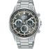 LORUS Sport Chronograph Grey Dial 42mm Silver Stainless Steel Bracelet RT395JX9 - 0