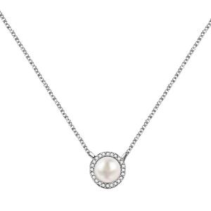 NECKLACE Rosette MORELLATO Perla Ciondoli Silver 925° with Zircon Stones and Pearl SAER49 - 52830