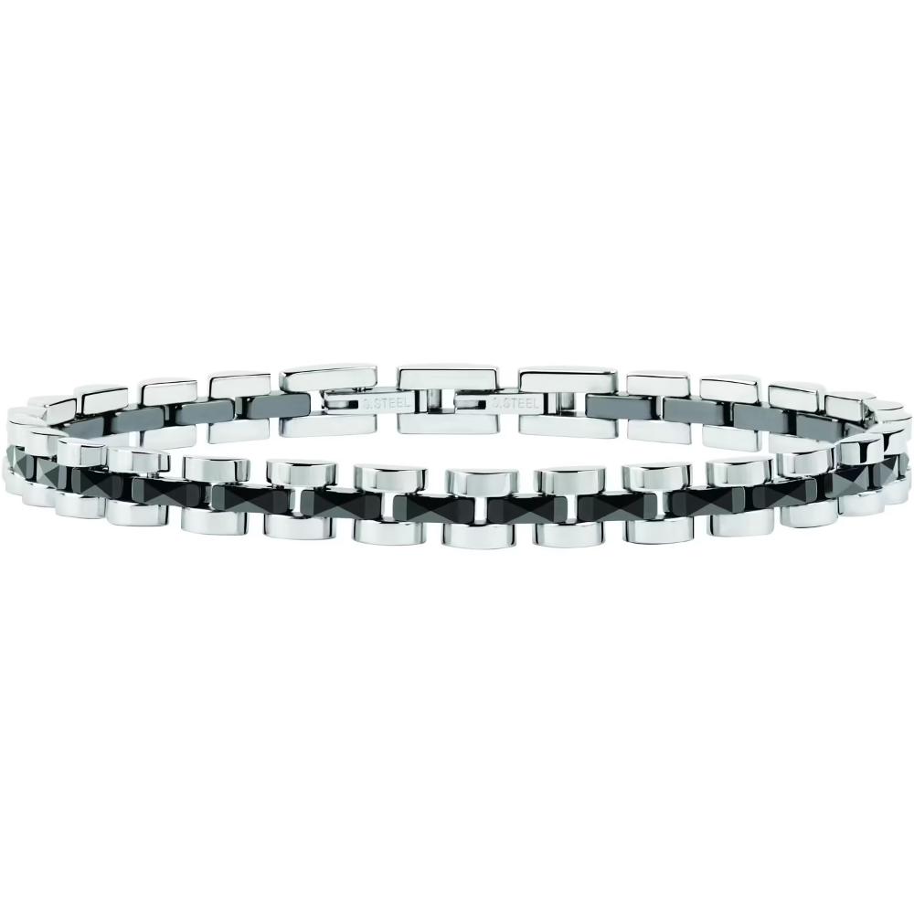 SECTOR Ceramic Bracelet With Silver Stainless Steel SAFR05