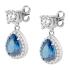 EARRINGS Dangling MORELLATO Tesori Silver 925° with Zircon Stones SAIW10 - 1