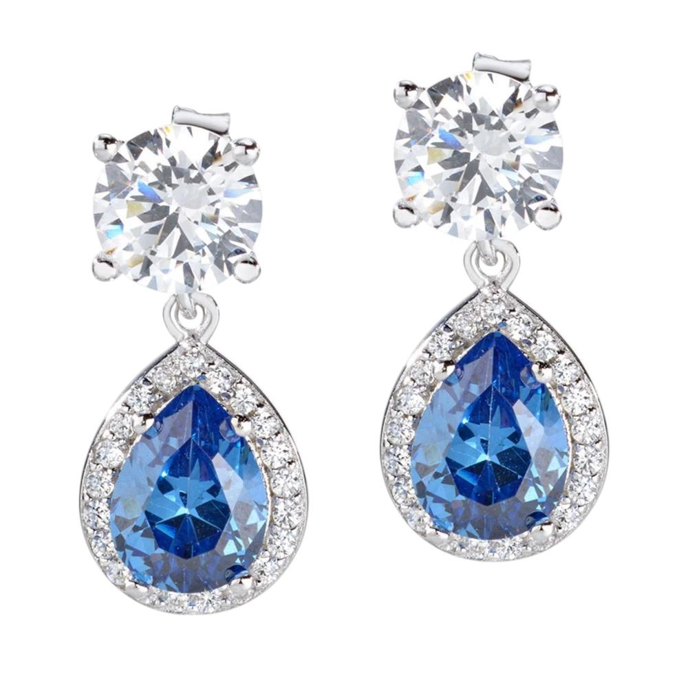 EARRINGS Dangling MORELLATO Tesori Silver 925° with Zircon Stones SAIW10