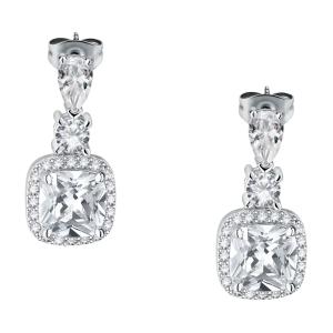 EARRINGS Dangling MORELLATO Tesori Silver 925° with Zircon Stones SAIW111 - 52769