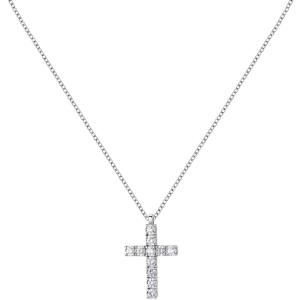 CROSS with Chain MORELLATO Silver 925° with Zircon Stones SAIW117 - 52669