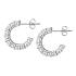 EARRINGS Hoops MORELLATO Tesori Silver 925° with Zircon Stones SAIW120 - 2