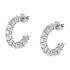 EARRINGS Hoops MORELLATO Tesori Silver 925° with Zircon Stones SAIW120 - 0