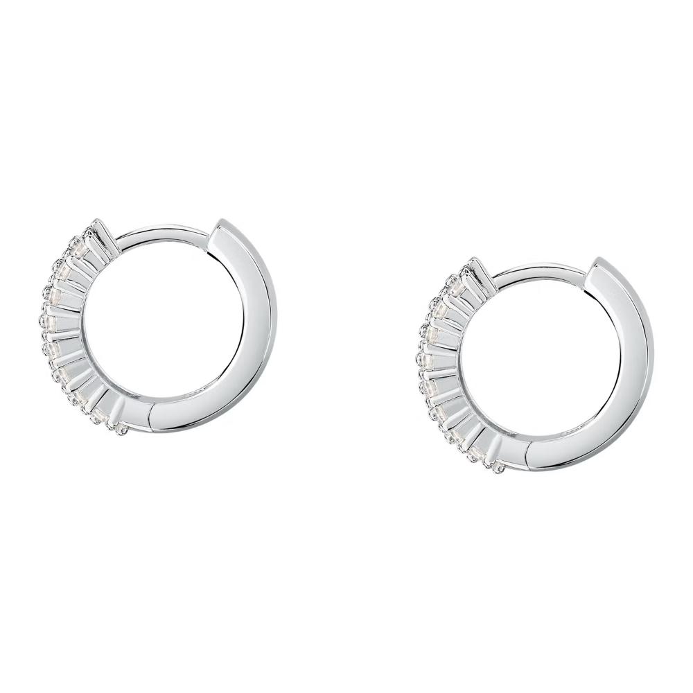 EARRINGS Hoops MORELLATO Tesori Silver 925° with Zircon Stones SAIW144