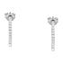 EARRINGS Hoops MORELLATO Tesori Silver 925° with Zircon Stones SAIW146 - 1