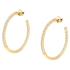 EARRINGS Hoops MORELLATO Tesori Gold-Plated Silver 925° with Zircon Stones SAIW149 - 0