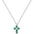 CROSS with Chain MORELLATO Tesori Silver 925° with Zircon Stones SAIW214 - 0