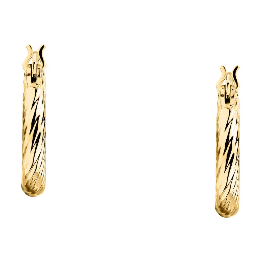 EARRINGS Hoops MORELLATO Tesori Silver 925° Gold-Plated SAIW252