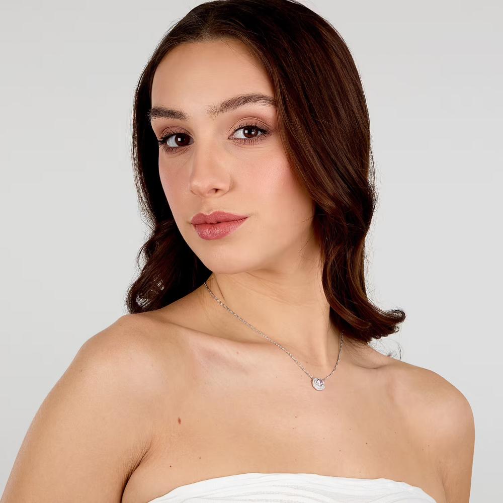 NECKLACE Rosette MORELLATO Tesori Silver 925° with Zircon Stones SAIW270