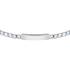 SECTOR Tennis Bracelet Silver Stainless Steel with White Zircon Stones SANN49 - 1